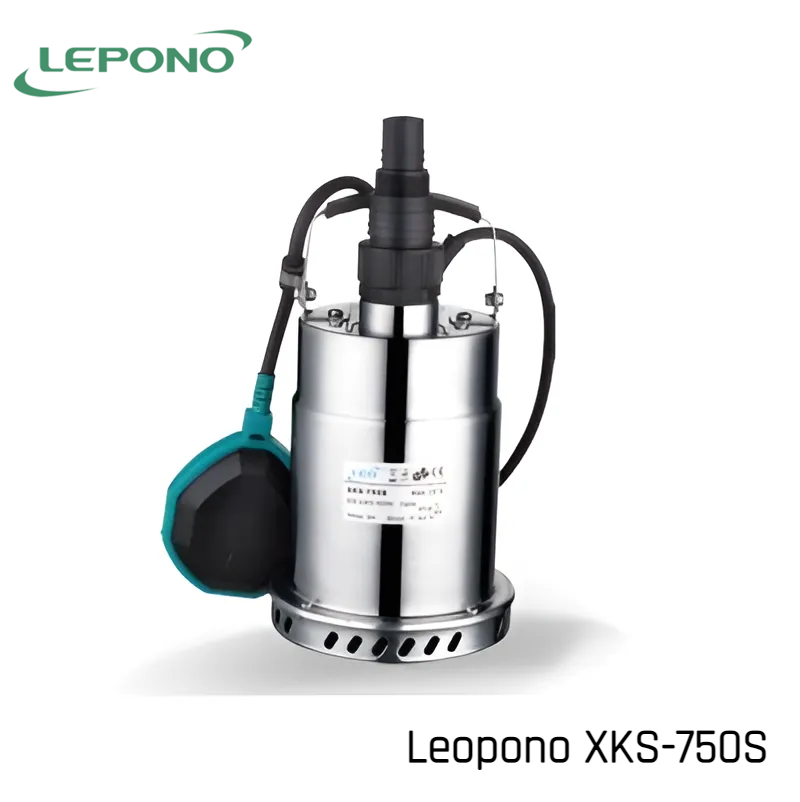Máy bơm nước thải chìm Lepono XKS-750S (Inox chân thấp)