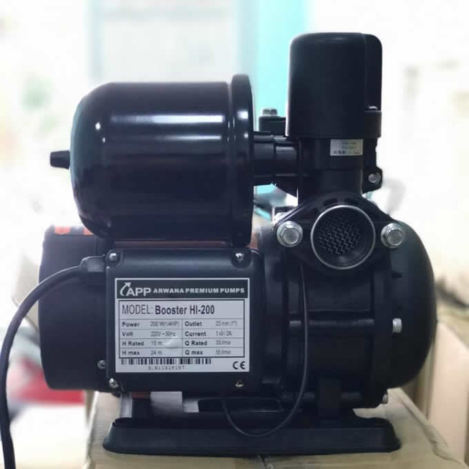 Máy bơm tăng áp APP HI-200 200W