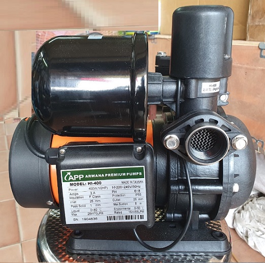 Máy bơm tăng áp APP HI-400 1/2 HP